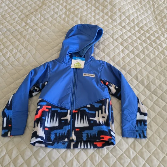 Columbia Omni Shield Advance Repellency Rain/Warm Hoodie Jacket - Picture 5 of 8